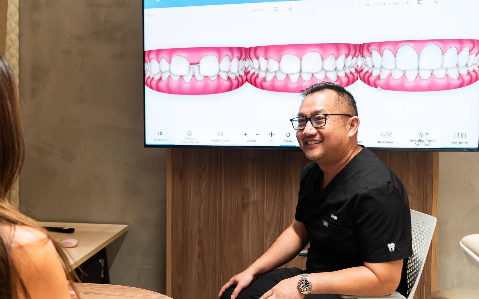 A Medland Orthodontics patient smiling with confidence A Medland Orthodontics patient smiling with confidence