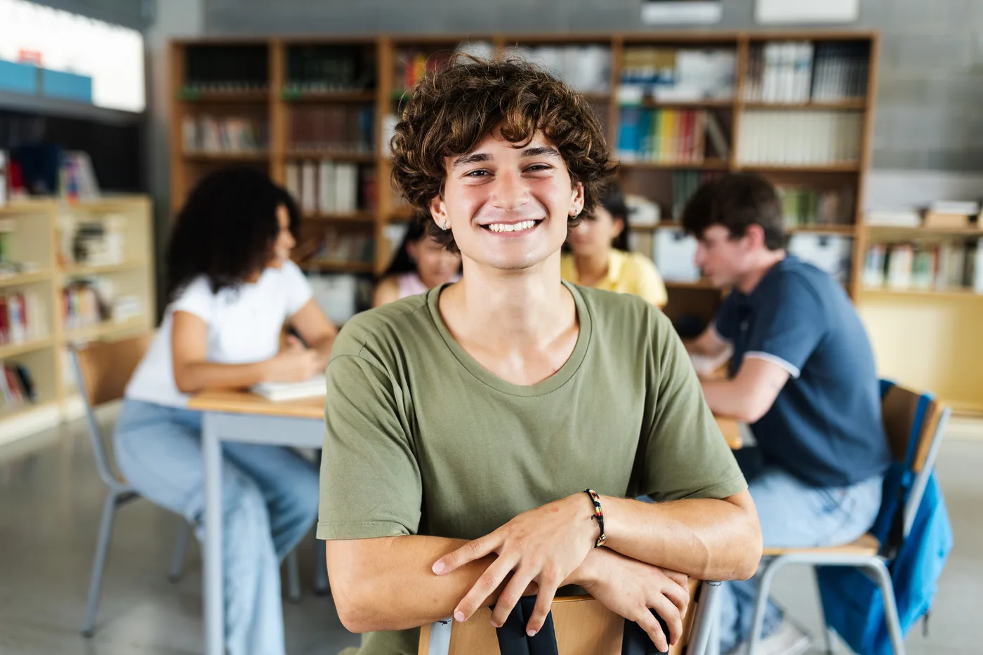 Teenager adjusting to lingual braces at home Teenager adjusting to lingual braces at home